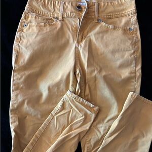 Yellow Mid-Rise Jeans